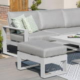 Amalfi Large Corner Dining Set with Rectangular Rising Table