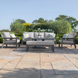 New York 3 Seat Sofa Set with Rising Table