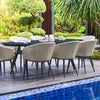 Ambition 8 Seat Oval Dining Set