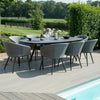 Ambition 8 Seat Oval Dining Set