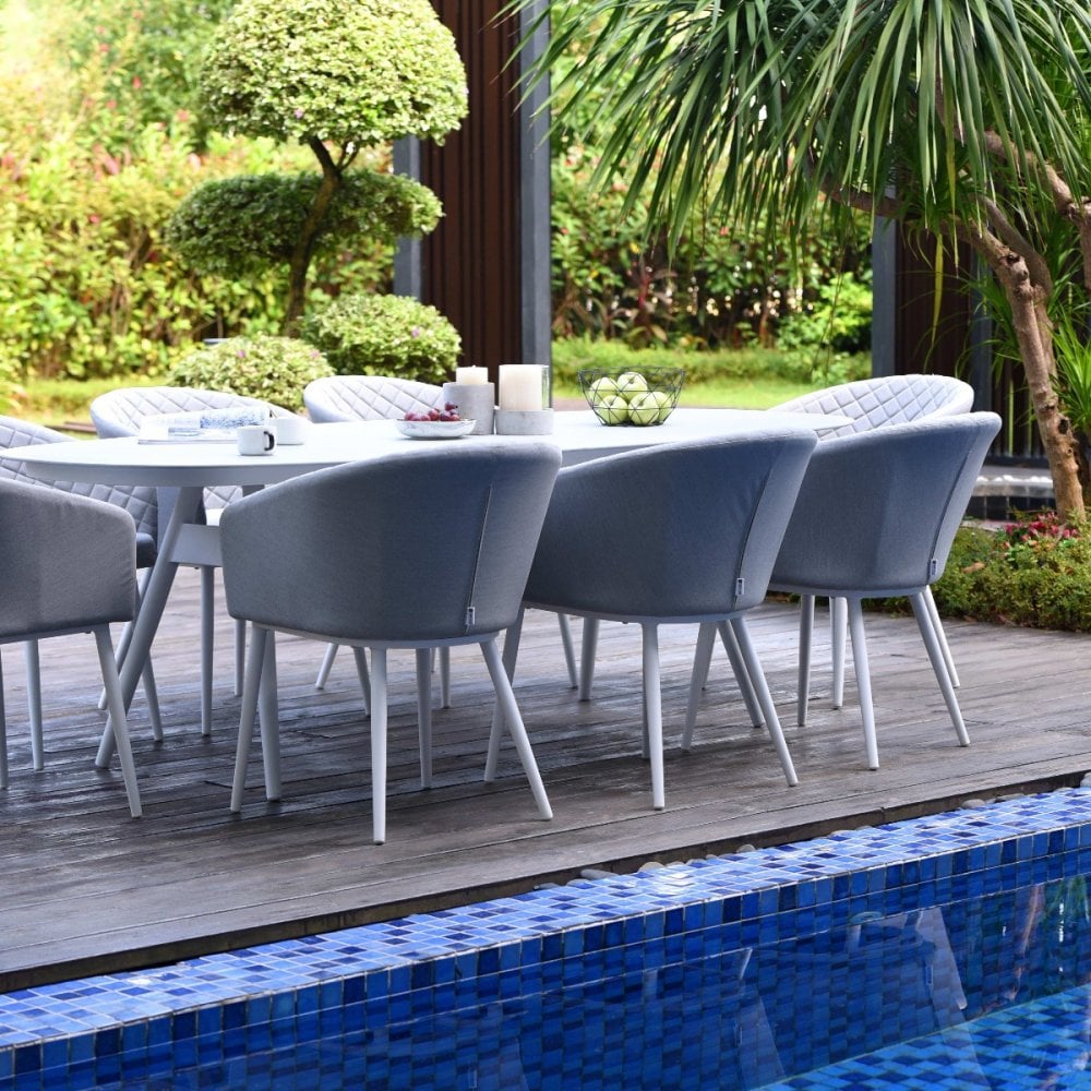 Ambition 8 Seat Oval Dining Set
