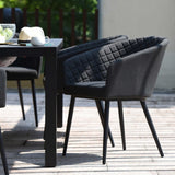 Ambition 8 Seat Rectangular Fire Pit Dining Set