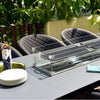 Ambition 8 Seat Rectangular Fire Pit Dining Set
