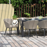 Ambition 8 Seat Rectangular Fire Pit Dining Set