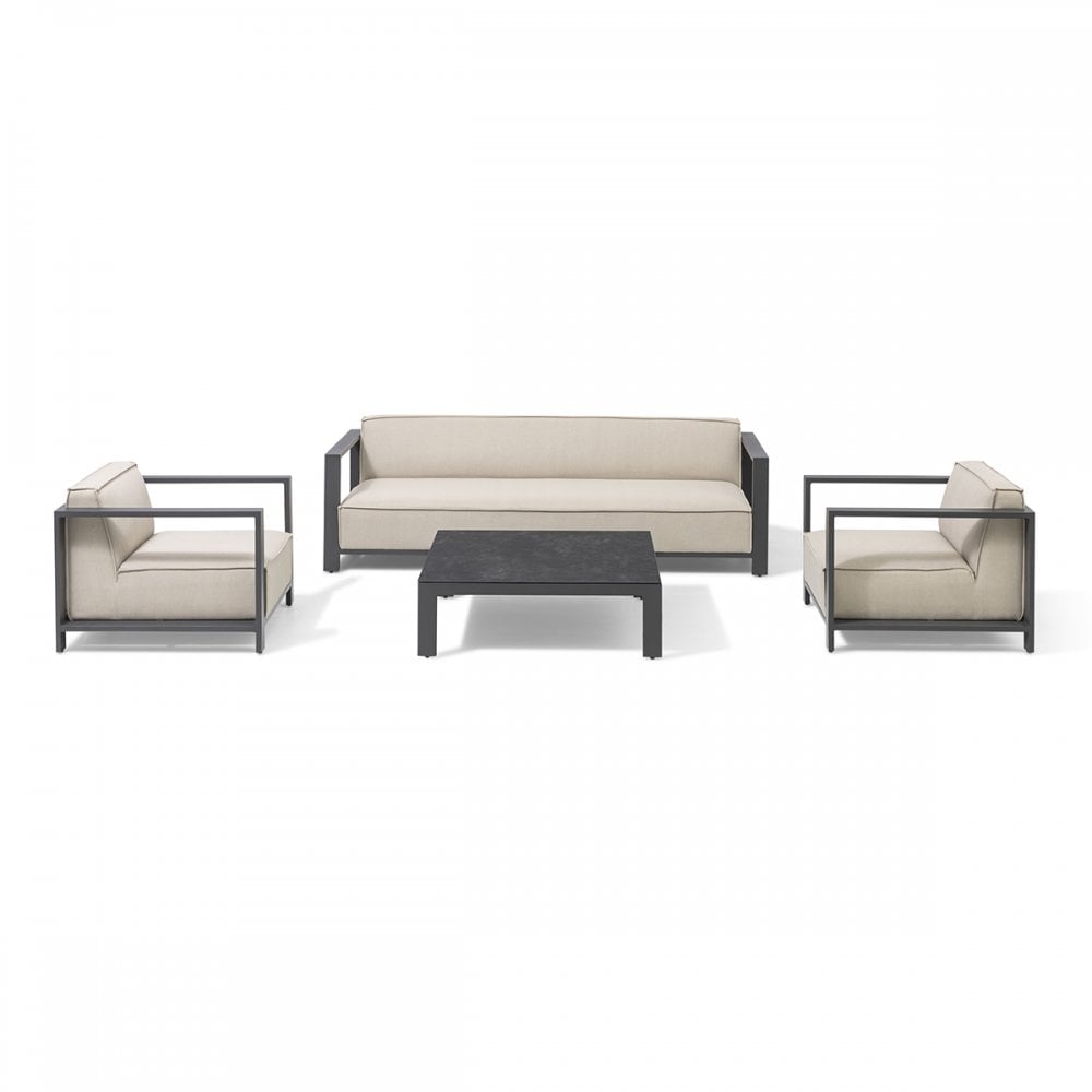 Ibiza 3 Seat Sofa Set With Square Table