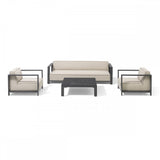 Ibiza 3 Seat Sofa Set With Square Table