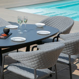 Pebble 6 Seat Oval Dining Set