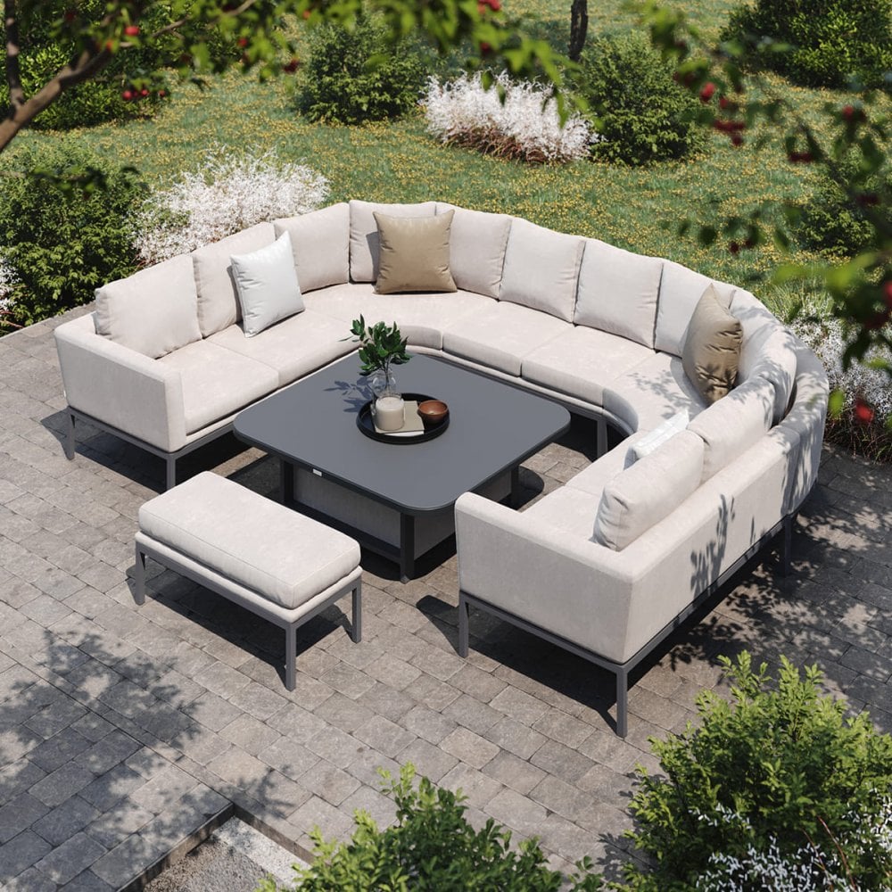 Pulse U Shape Dining Set with Rising Table