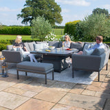 Pulse U Shape Dining Set with Rising Table