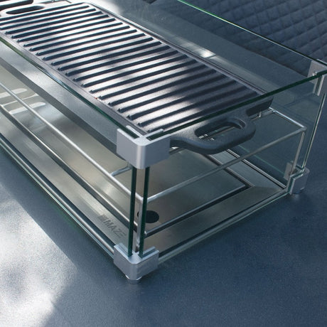 Zest 8 Seat Rectangular Fire Pit Dining Set