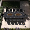 Zest 12 Seat Rectangular Fire Pit Dining Set