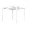 Como Pergola Aluminium Square 30x30 with 4 Drop Sides