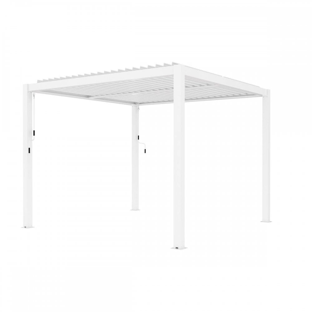 Como Pergola Aluminium Square 30x30 with 4 Drop Sides