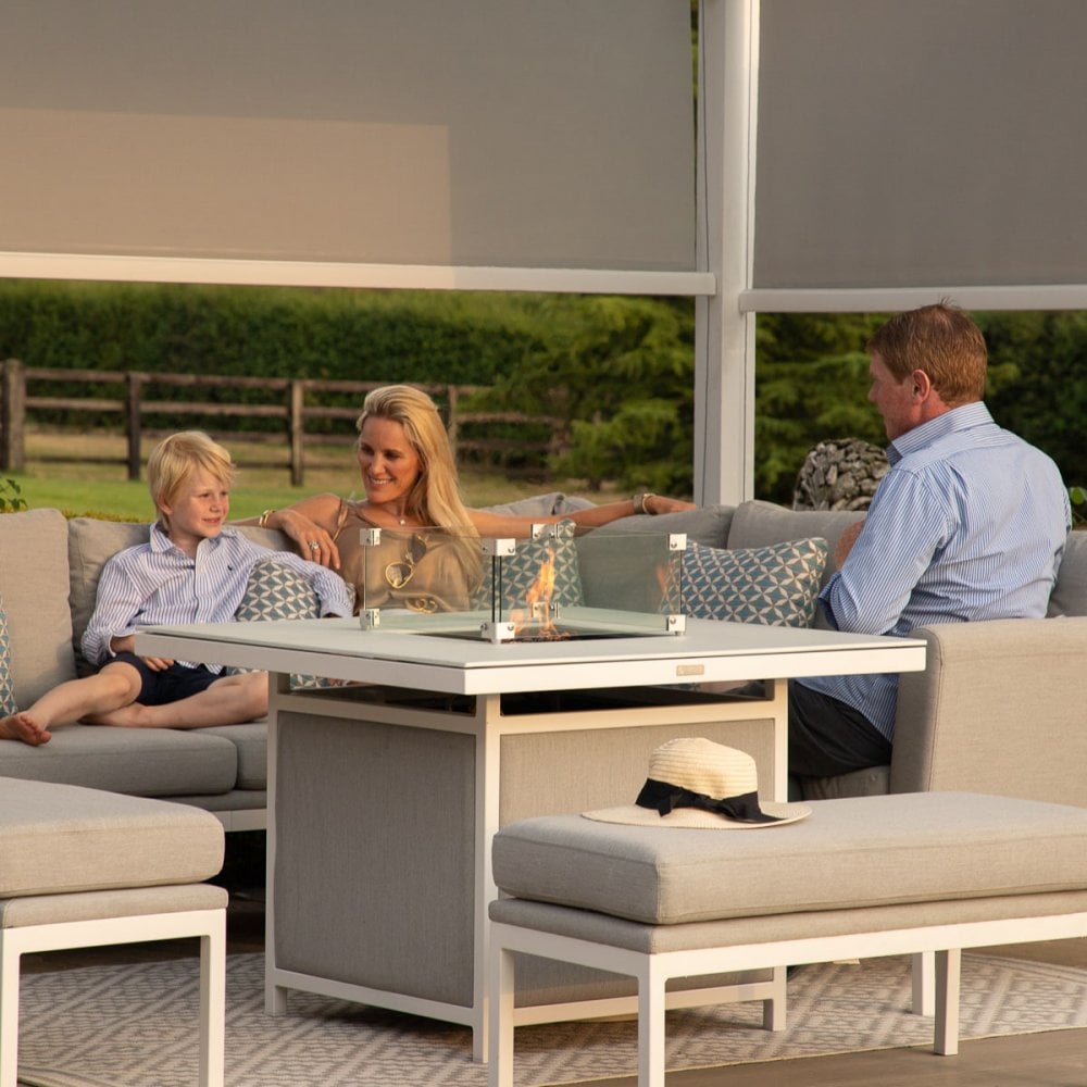 Como Pergola Aluminium Square 30x30 with 4 Drop Sides