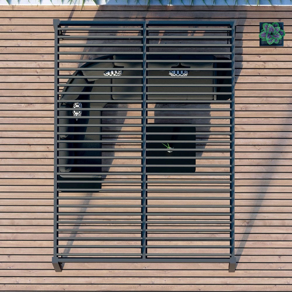 Como Pergola Aluminium Rectangular 30x40 with 4 Drop Sides