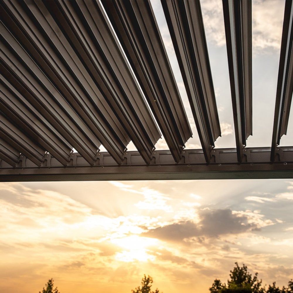 Como Pergola Aluminium Rectangular 30x40 with 4 Drop Sides