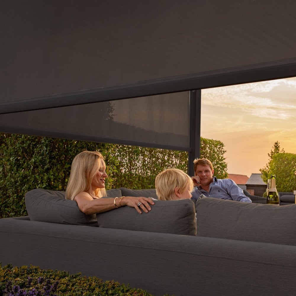 Como Pergola Aluminium Rectangular 30x40 with 4 Drop Sides