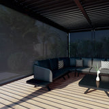 Como Pergola Aluminium Rectangular 30x40 with 4 Drop Sides
