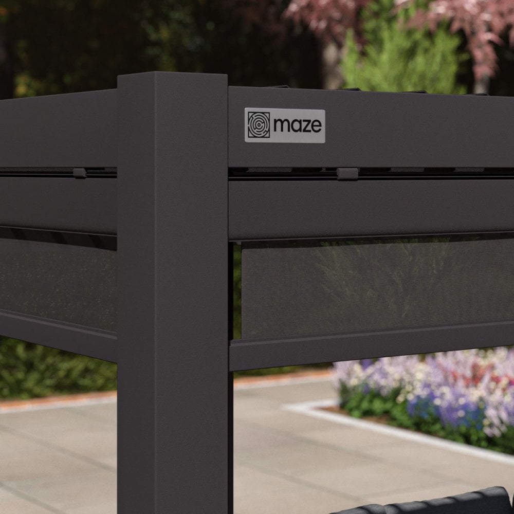 Como Pergola Aluminium Rectangular 30x40 with 4 Drop Sides