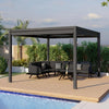 Como Pergola Aluminium Rectangular 30x40 with 4 Drop Sides