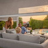 Como Pergola Aluminium Rectangular 30x40 with 4 Drop Sides