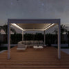 Como Pergola Aluminium Rectangular 30x40 with 4 Drop Sides