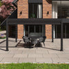 Como Pergola Aluminium Square 40x40 with 4 Drop Sides