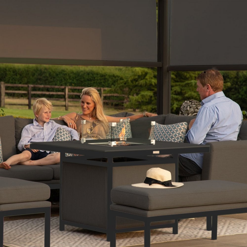 Como Pergola Aluminium Square 40x40 with 4 Drop Sides