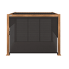 Como Pergola Aluminium Square 30x30 Frame Only