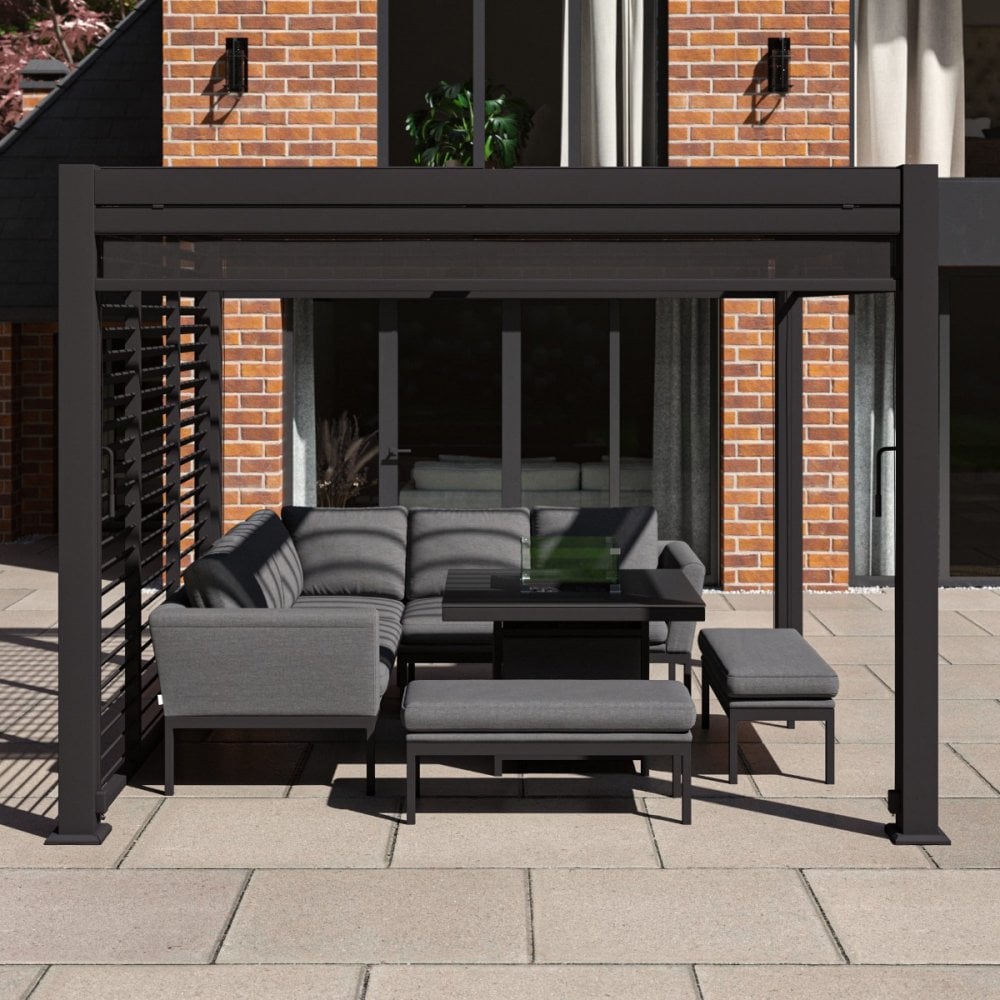 Como Pergola Aluminium Square 30x30 Frame Only
