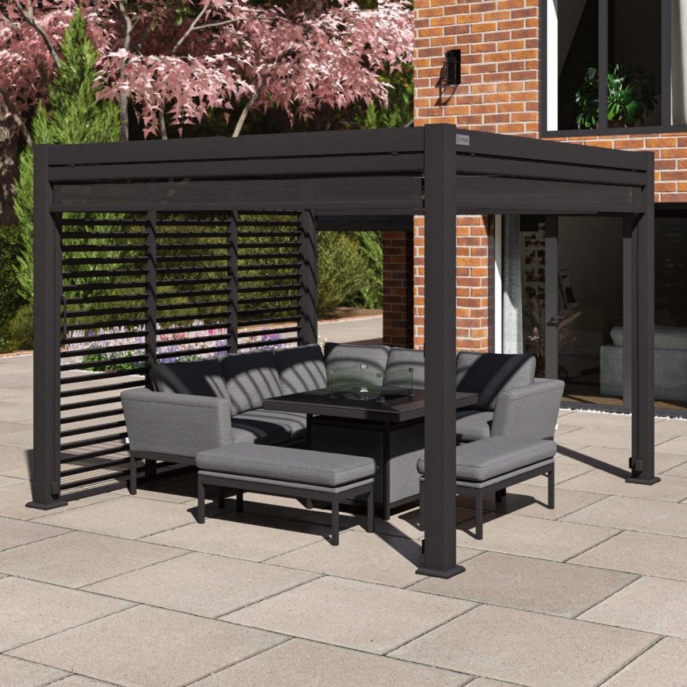Como Pergola Aluminium Square 30x30 Frame Only