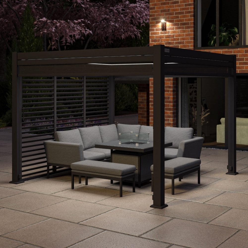 Como Pergola Aluminium Square 30x30 Frame Only