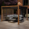 Como Pergola Aluminium Square 30x30 Frame Only