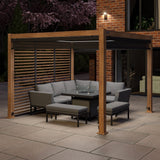 Como Pergola Aluminium Square 30x30 Frame Only