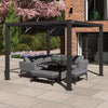 Como Pergola Aluminium Square 30x30 Frame Only