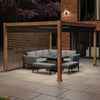 Como Pergola Aluminium Rectangular 30x40 Frame Only