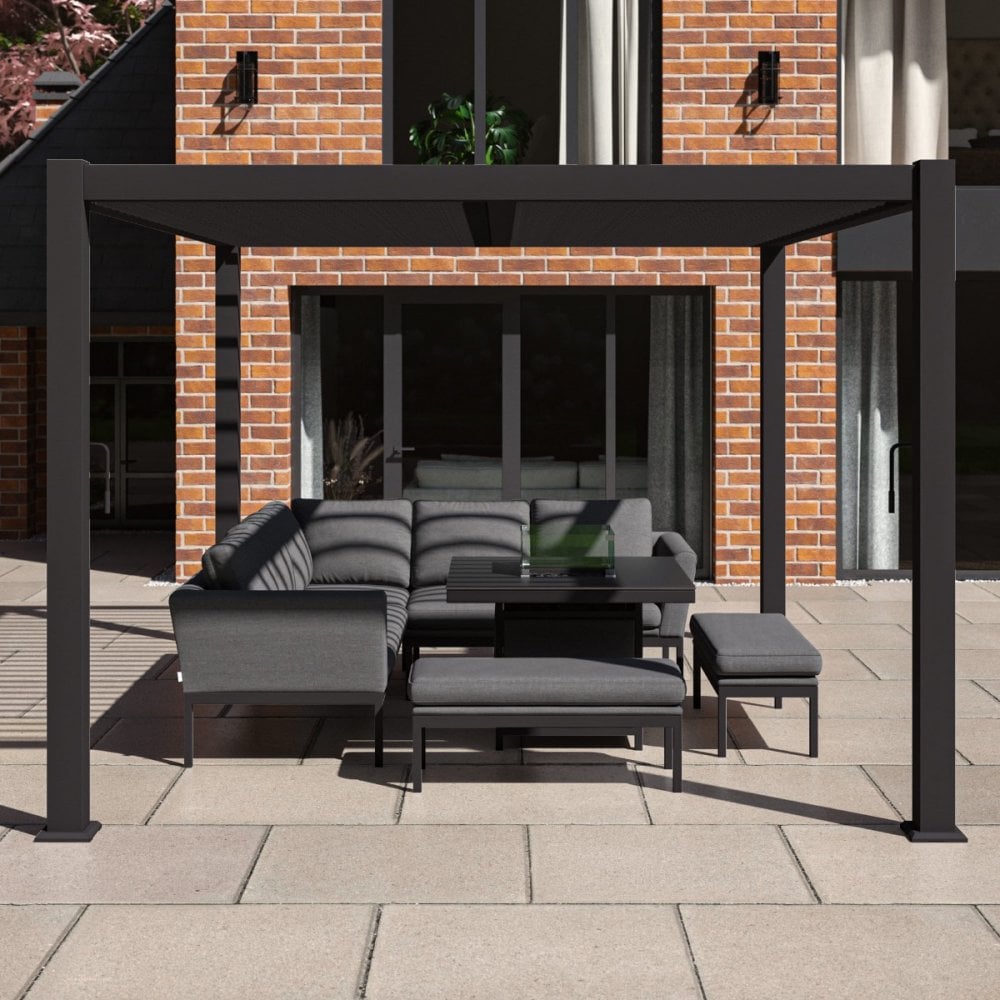 Como Pergola Aluminium Rectangular 30x40 Frame Only