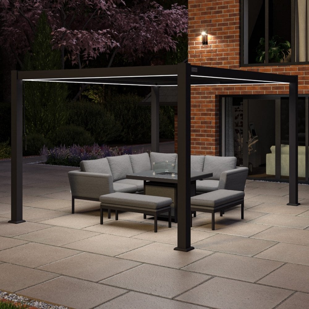 Como Pergola Aluminium Rectangular 30x40 Frame Only