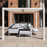 Como Pergola Aluminium Rectangular 30x40 Frame Only