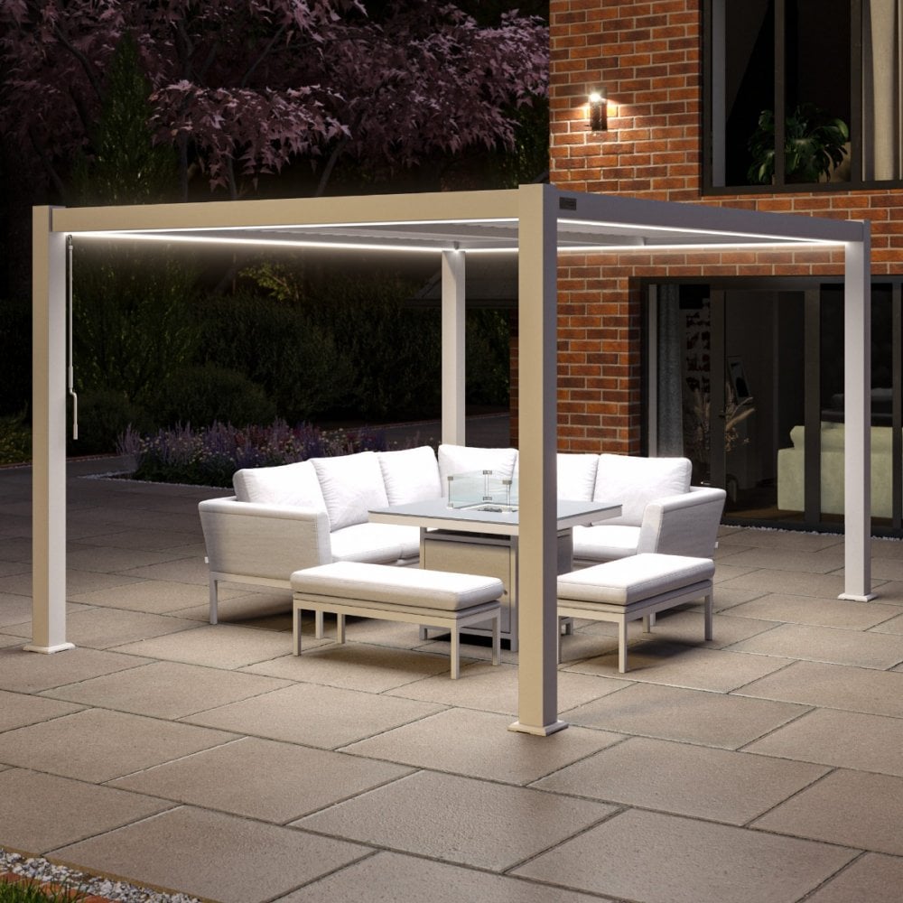 Como Pergola Aluminium Rectangular 30x40 Frame Only