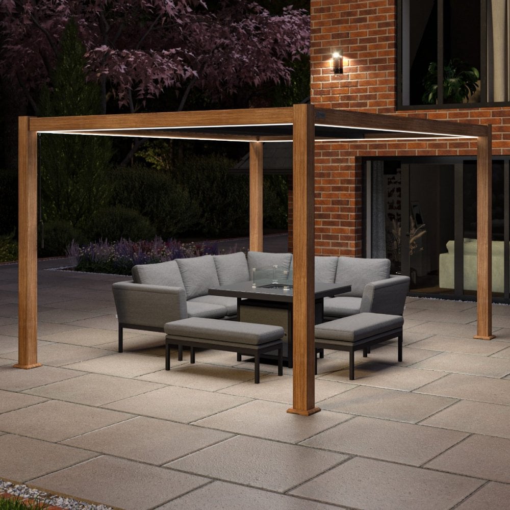 Como Pergola Aluminium Rectangular 30x40 Frame Only