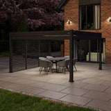 Como Pergola Aluminium Square 40x40 Frame Only