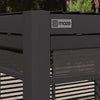 Como Pergola Aluminium Square 40x40 Frame Only