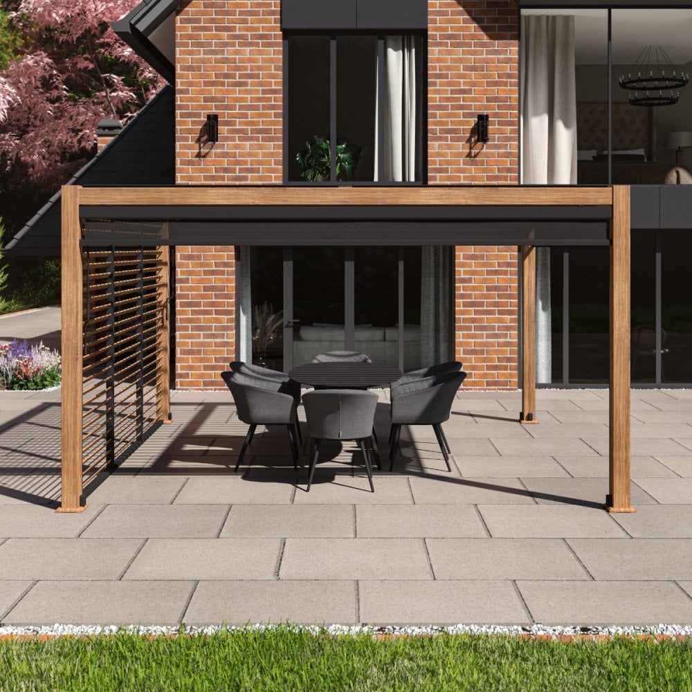 Como Pergola Aluminium Square 40x40 Frame Only