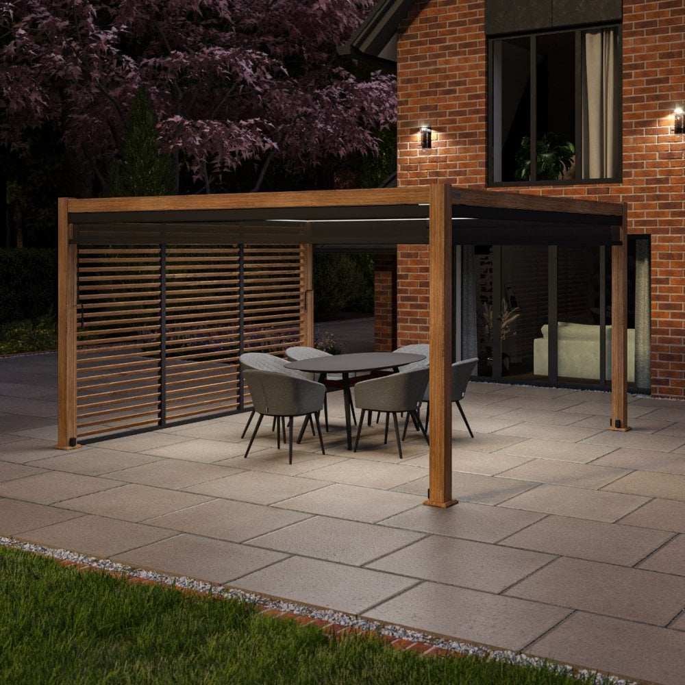 Como Pergola Aluminium Square 40x40 Frame Only