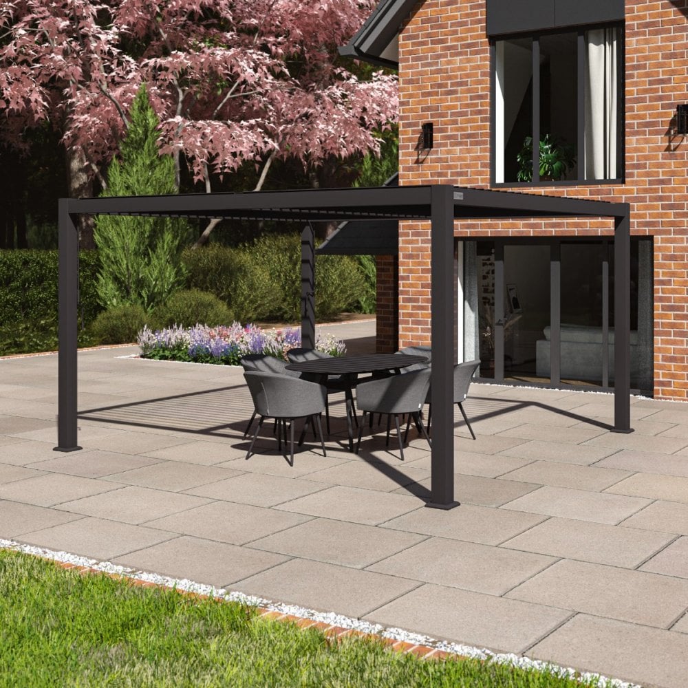 Como Pergola Aluminium Square 40x40 Frame Only