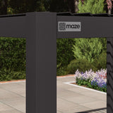 Como Pergola Aluminium Square 40x40 Frame Only