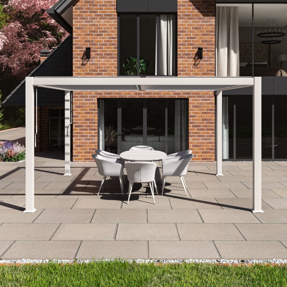 Como Pergola Aluminium Square 40x40 Frame Only