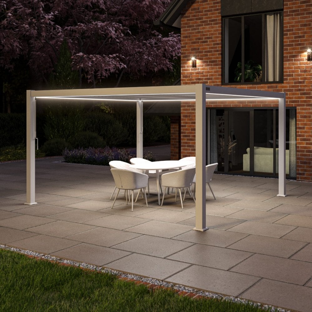 Como Pergola Aluminium Square 40x40 Frame Only