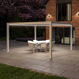 Como Pergola Aluminium Square 40x40 Frame Only